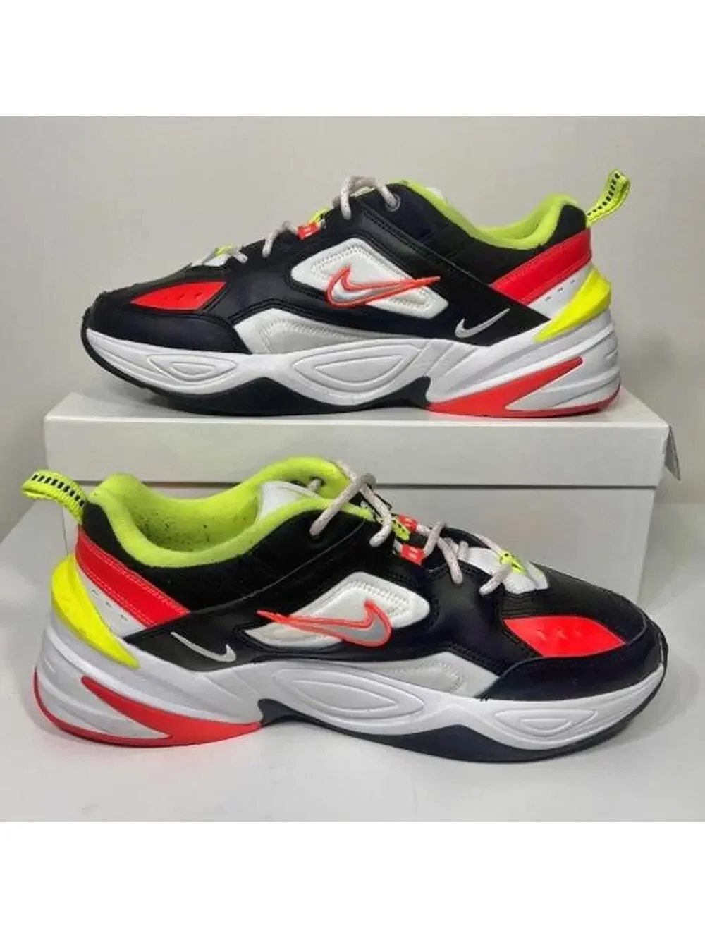 Nike M2K Tekno Shoes Mens Size 10 Crimson Volt CI2969-003 2019 Sneakers